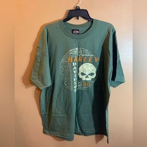 Harley Davidson Motorcycles Legendary Laidlaws Baldwin Park, CA Green T-Shirt